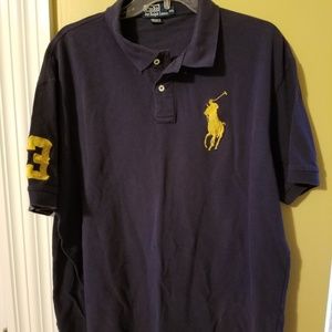 RALPH LAUREN POLO SHIRT BLUE xxxl